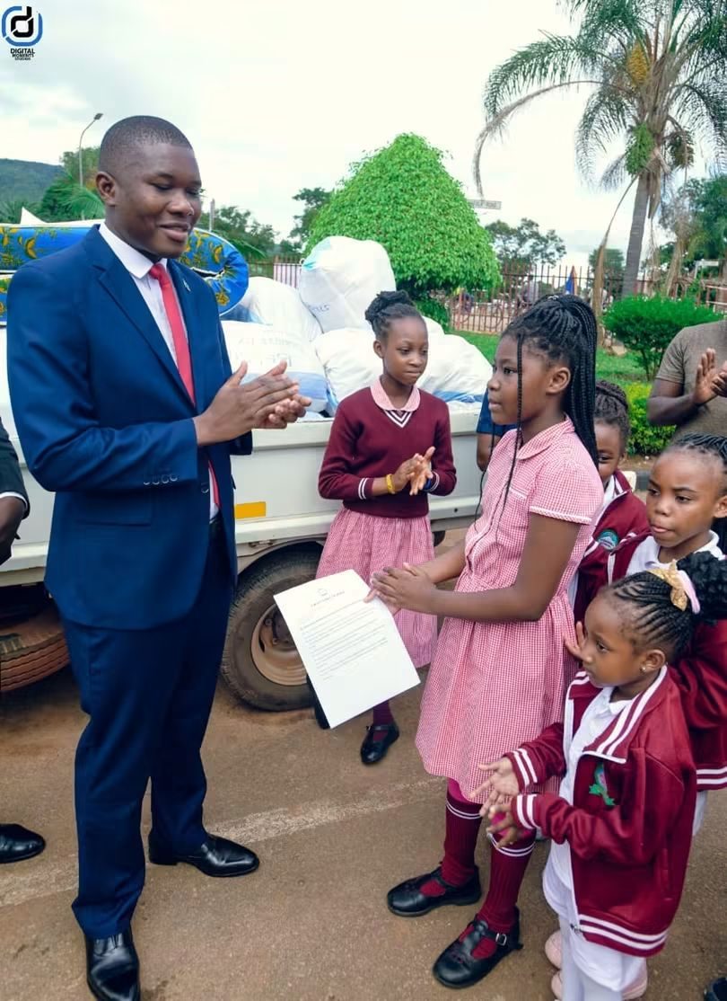 Crown Hill Private School support handover in Chipata