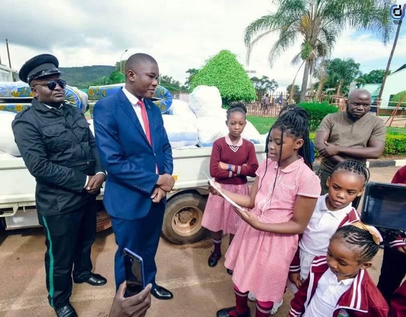 Crown Hill Private School support handover in Chipata