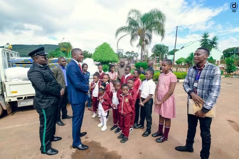 Crown Hill Private School support handover in Chipata